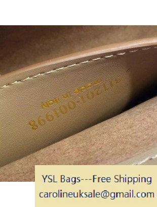 2015 Saint Laurent Classic Monogram Cluthch in Camel Smooth Leather - Click Image to Close