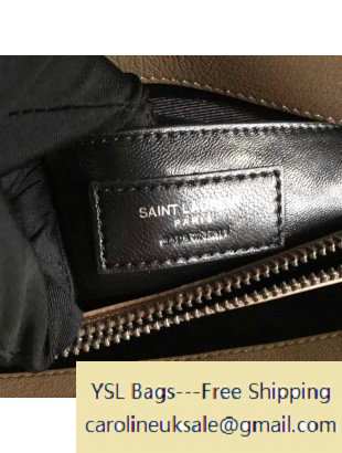 2016 Saint Laurent 392738 Classic Large College Monogram Bag Kahki