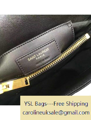 2016 Saint Laurent 392737 Classic Medium Monogram College Bag Black - Click Image to Close