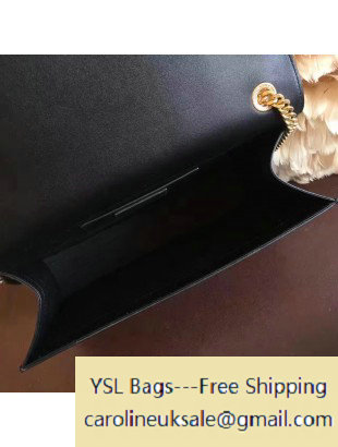 2016 Saint Laurent Classic Large Kate Monogram Satchel Bag in Black Smooth Calfskin 446752 - Click Image to Close