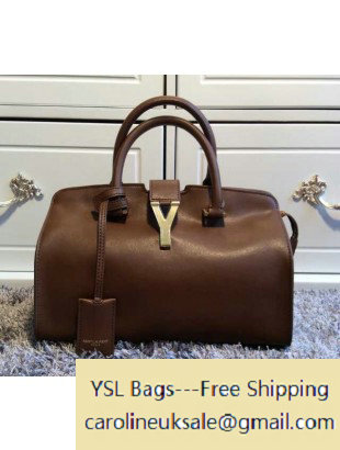 Saint Laurent Cabas Y Bag in Brown - Click Image to Close