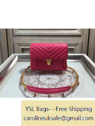 2015 Saint Laurent 392734 Small High School Satchel in Lambskin Rosy - Click Image to Close