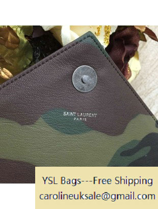2016 Saint Laurent 392737 Classic Medium College Monogram Bag Camouflage - Click Image to Close