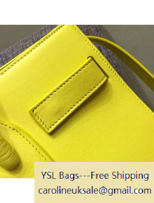 Saint Laurent Classic Small Sac De Jour Bag in Smooth Leather Yellow