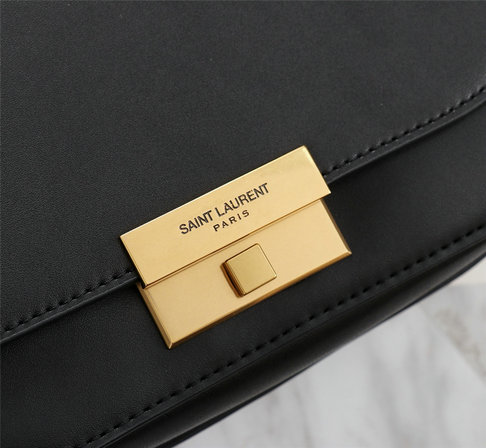 2018 Cheap Saint Laurent Betty Satchel in Black Smooth Leather - Click Image to Close