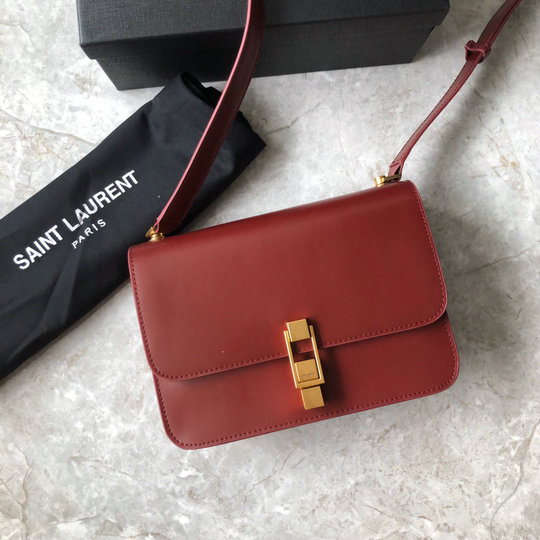 2020 Saint Laurent Carre Satchel in smooth leather