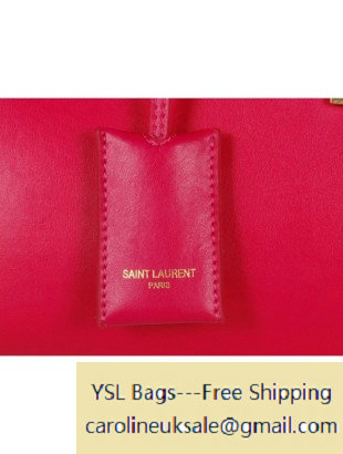 Yves Saint Laurent Rose Medium Leather Tote Bag 2118 - Click Image to Close