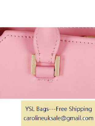 Yves Saint Laurent Pink Medium Leather Tote Bag 2118 - Click Image to Close