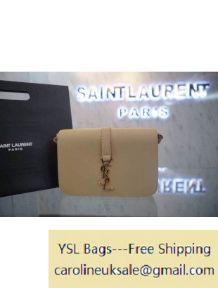 2015 Saint Laurent Classic Medium Monogram Universite Bag in Nude - Click Image to Close