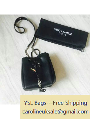 2016 Saint Laurent Small Bucket Bag Embellished Smooth Calfskin - Click Image to Close