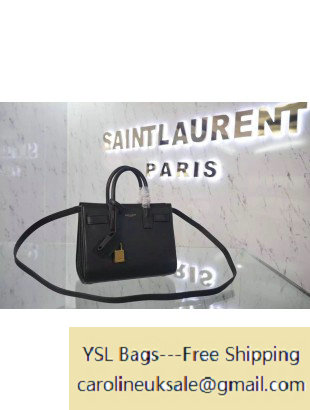 Saint Laurent Classic Nano Sac De Jour Bag in Black Leather