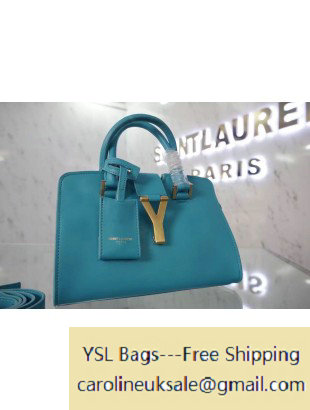 Saint Laurent Mini Monogram Cabas Bag in Paon - Click Image to Close