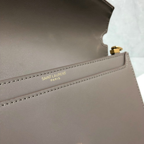 2021 Saint Laurent Cassandra Monogram Clasp Bag in calf leather ...