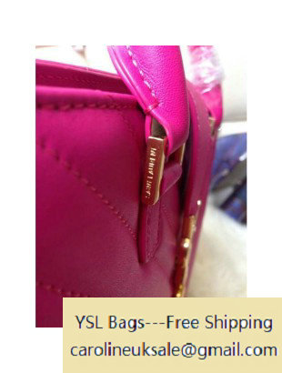 2014 Saint Laurent rosy Monogramme Cabas Matelasse Small Bag - Click Image to Close